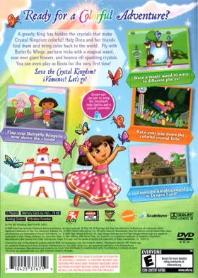 Nickelodeon Dora the Explorer - Dora Saves the Crystal Kingdom box cover back